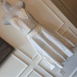 New Free People top skirt So Posh Set Medium nwot sleeveless boho beach crop